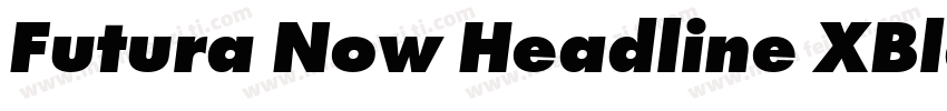 Futura Now Headline XBlack字体转换